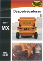 Despedregadora Tasias Mod. MX-20 - Acoplamiento a barras hidrulicas