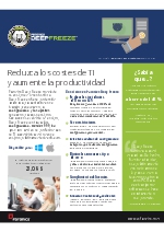 Deep Freeze - Mantiene inalterable el estado ideal de un ordenador en cuanto a configuracin, sofware y datos, restaurndolo al 100% en cada reinicio del sistema.