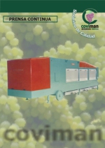 Prensa continua para uva