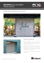 Persianas enrollables microperforadas para comercios MICROPOLI