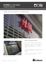 Persianas enrollables troqueladas con visin para comercios SATN