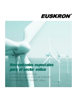 Herramientas especiales para el sector elico