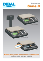 Catlogo balanzas DIBAL Serie G