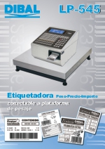 Catlogo etiquetadoras manuales DIBAL LP-545