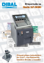 Catlogo etiquetadoras manuales DIBAL LP-3000