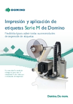 Impresin y aplicacin de etiquetas con la Serie M de Domino
