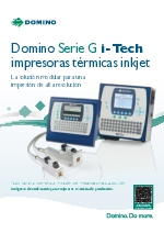 Impresin inkjet trmica con Serie G de Domino