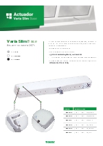 Apertura externa: Varia Slim Base actuador