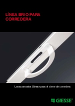 Apertura corredera: Brio - Los accesorios Giesse para el cierre de corredera