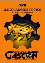 NYX Subsoladores rectos 3 filas.