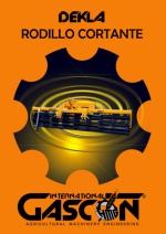 DEKLA - Rodillo cortante.