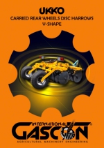 UKKO - Vshape disc harrows with rear wheels. (EN)