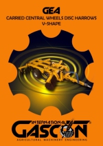 GEA - Vshape disc harrows with central wheels. (EN)