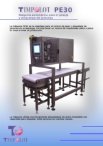 Mquina automtica de pesaje y etiquetaje de jamones