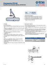 Muelle cierrapuertas OTS 140