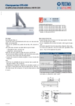 Muelle cierrapuertas OTS 430
