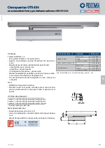 Muelle cierrapuertas OTS 634