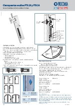 Muelle cierrapuertas FTS 20/24