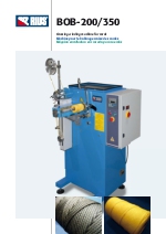 Mquina enrolladora en cruzado para cuerdas. BOB-200/350
