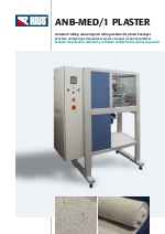 Mquina enrolladora, medidora y cortadora automtica de vendas enyesadas. ANB-MED-1