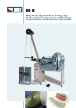 Mquina enrolladora y medidora para cintas rgidas y elsticas. M-8