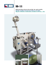 Mquina enrolladora, encarretadora y medidora en carretes y rollos. M-11