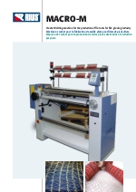 Mquina de crochet para la produccin de redes planas destinadas a la industria pesquera. MACRO-M