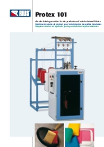 Mquina circular de tejido de punto para fabricar tejidos tubulares. PROTEX-101