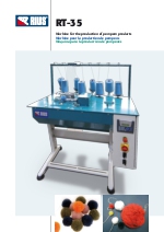 Mquina para la produccin de pompones. RT-35