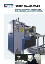 Mquina cortadora y dobladora automtica para la produccin de compresas. SN-4V-3V-PA