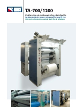 Sistema de alimentacin y estiraje desde film de polietileno. TA-700/1200