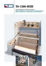 Mquina automtica para el corte de gasa y rebobinado posterior. TA-1200/MED