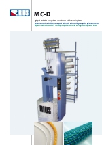 Mquinas trenzadoras de punto de alta velocidad para la produccin de cuerdas sin elongacin para aplicaciones tcnicas. MC-D