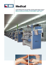 Mquina de crochet para la produccin de vendas elsticas o rgidas y gasas. MEDICAL