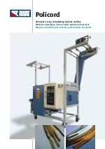 Mquina automtica para encerar y pulir cordones de zapatos. POLICORD