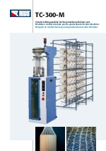 Mquina de crochet circular para la produccin de mallas tubulares destinadas a la industria criadera de mejillones. TC-300-M