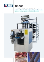 Mquina circular para la produccin de malla tubular elstica (industria crnica) modelo TC-500