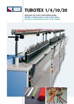 Mquina de crochet circular de alta velocidad para la produccin de cordones tubulares de pequeo dimetro. TUBOTEX