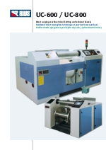 Urdidor directo (plegadores para tejido de punto y aplicaciones tcnicas). UC-600-800