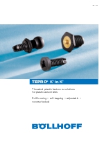 TEPRO K' in K' - Tornillos e insertos de plstico para plsticos
