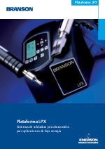 Sistemas de soldadura por ultrasonidos Plataforma LPX