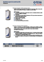 Limpiadores para perfiles de PVC