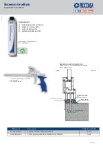 Espuma de Poliuretano 750ml.