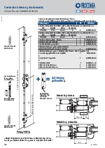 Cerradura Secury Automatic para perfiles con Cmara Europea