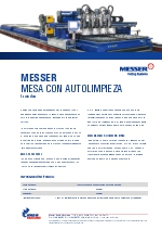 Mesa con Autolimpieza