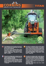 Base Titan + accesorios + Barra herbicida