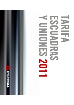 Tarifas Escuadras y Uniones Estoal