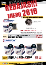 Rollos de cadena para procesadora CARLTON