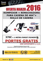 Oferta de una Remachadora, un rompedor de cadena y un rollo de cadena