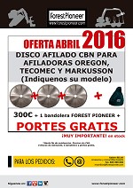 Oferta de tres discos de afilado CBN